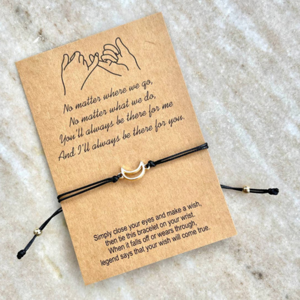 Moon‎ Inspirational Friendship Bracelet For Gifting